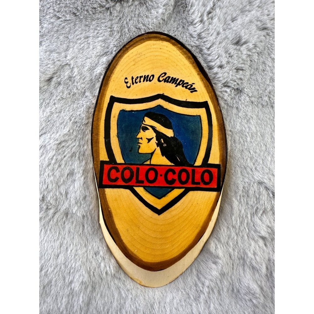 Colo Colo‎ Wooden Plaque Soccer Futbal Souvenir